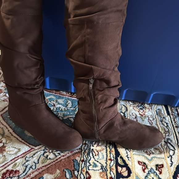 7.5 Ram-Brinton Brown zipper size boots NWOT - Picture 3 of 7